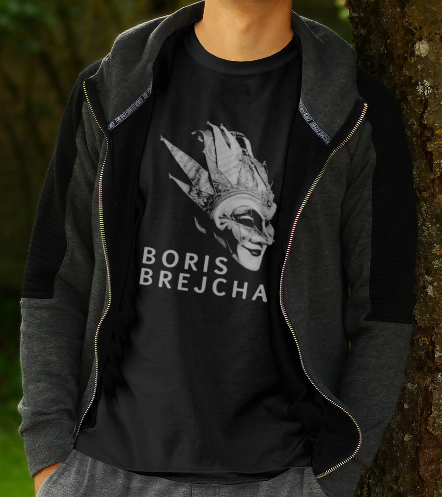 Boris Brejcha Joker Mask Monochrome Music Concept T-Shirt