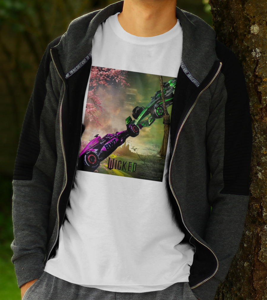 Wicked Everyone Deserves A Chance To Fly Racing Cars Vertical Sky Forest T-Shirt