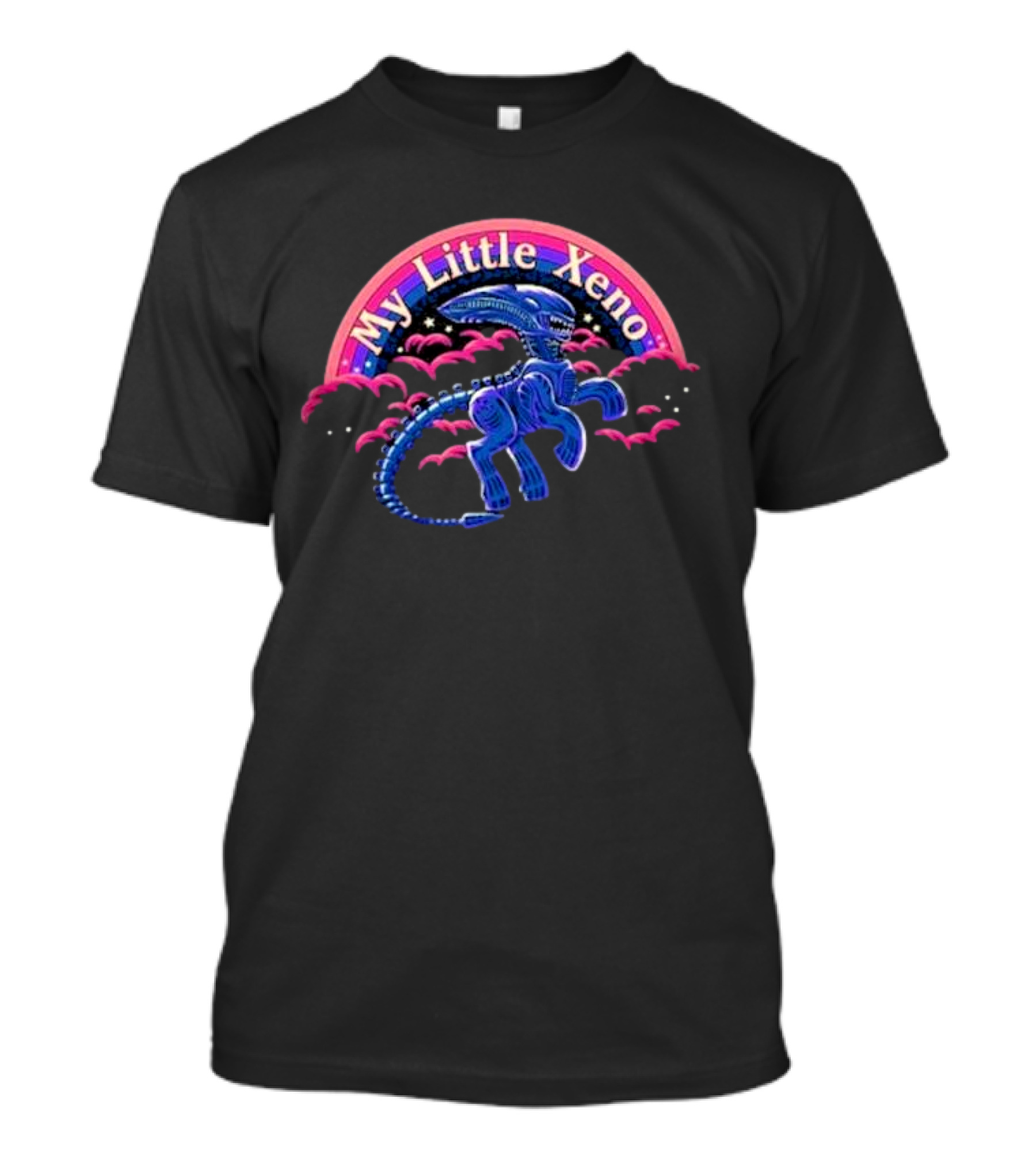 My Little Xeno Alien Creature In The Clouds T-Shirt