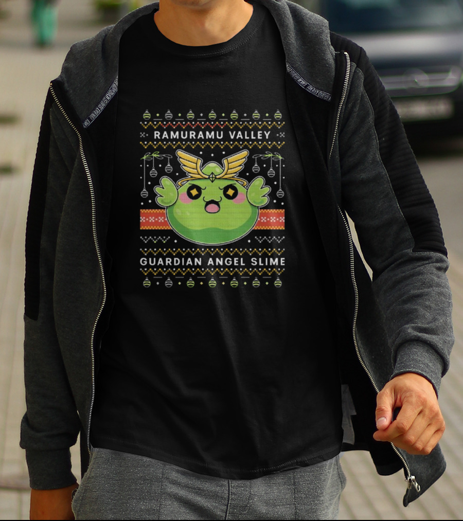 Ramuramu Valley Guardian Angel Slime Ugly Christmas T-Shirt