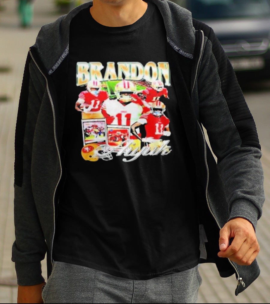 Brandon Aiyuk San Francisco 49ers Football Collage BA IGYB T-Shirt