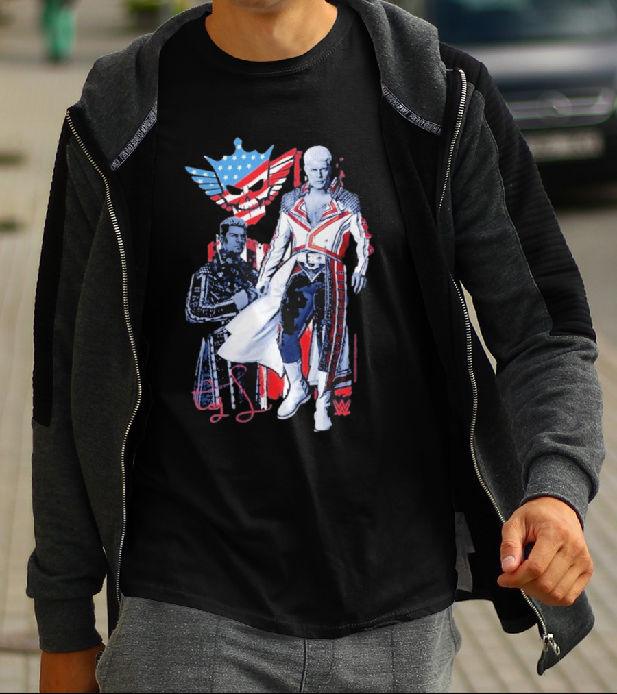 Mad Engine Cody Rhodes American Nightmare WWE T-Shirt