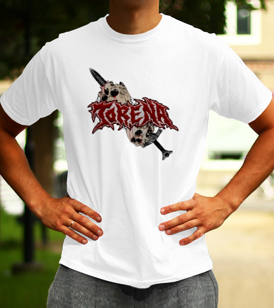 Torena Sword Piercing Skulls T-Shirt