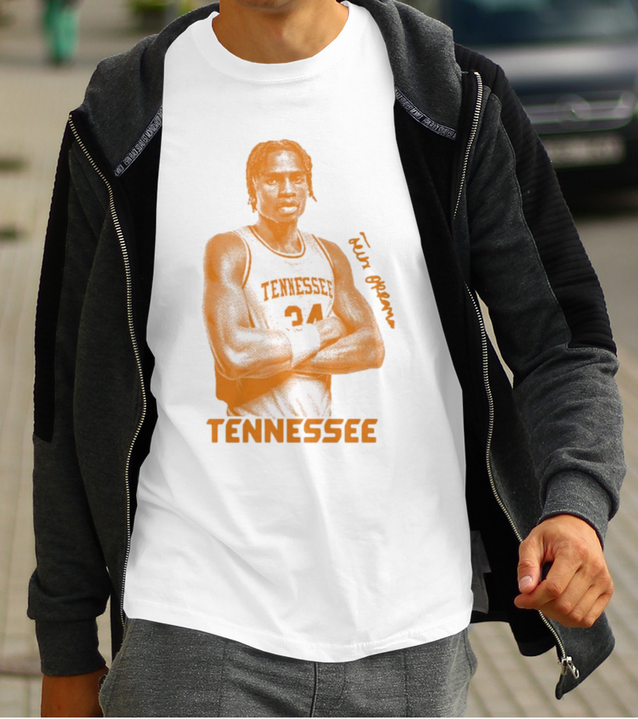 Felix Okpara Tennessee Basketball 34 Signature T-Shirt