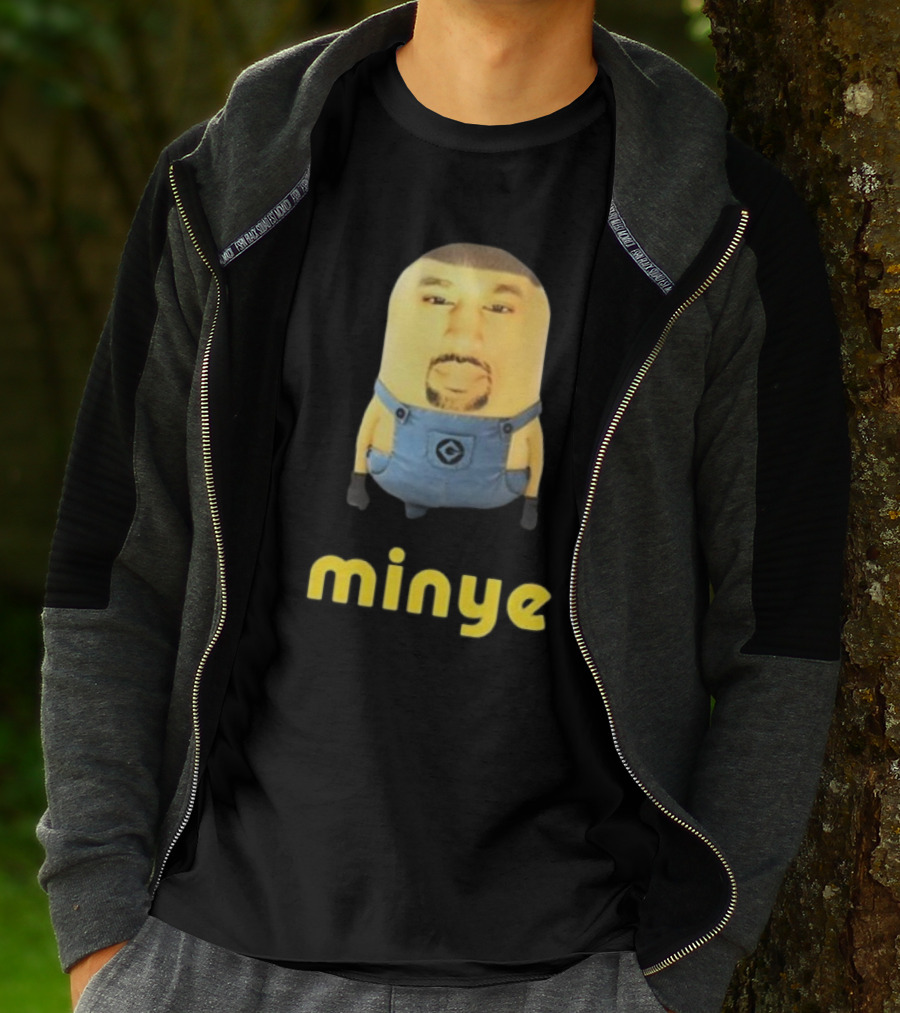 Dippytees Minye Minion Crossover Character Face T-Shirt