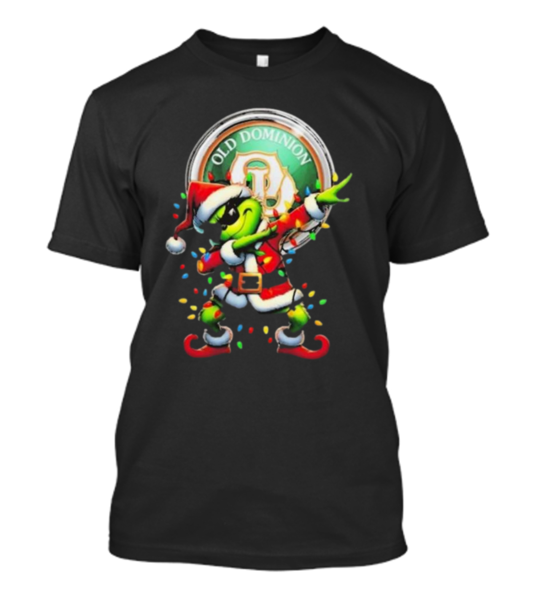 Old Dominion Freight Line Santa Grinch Dabbing Christmas T-Shirt