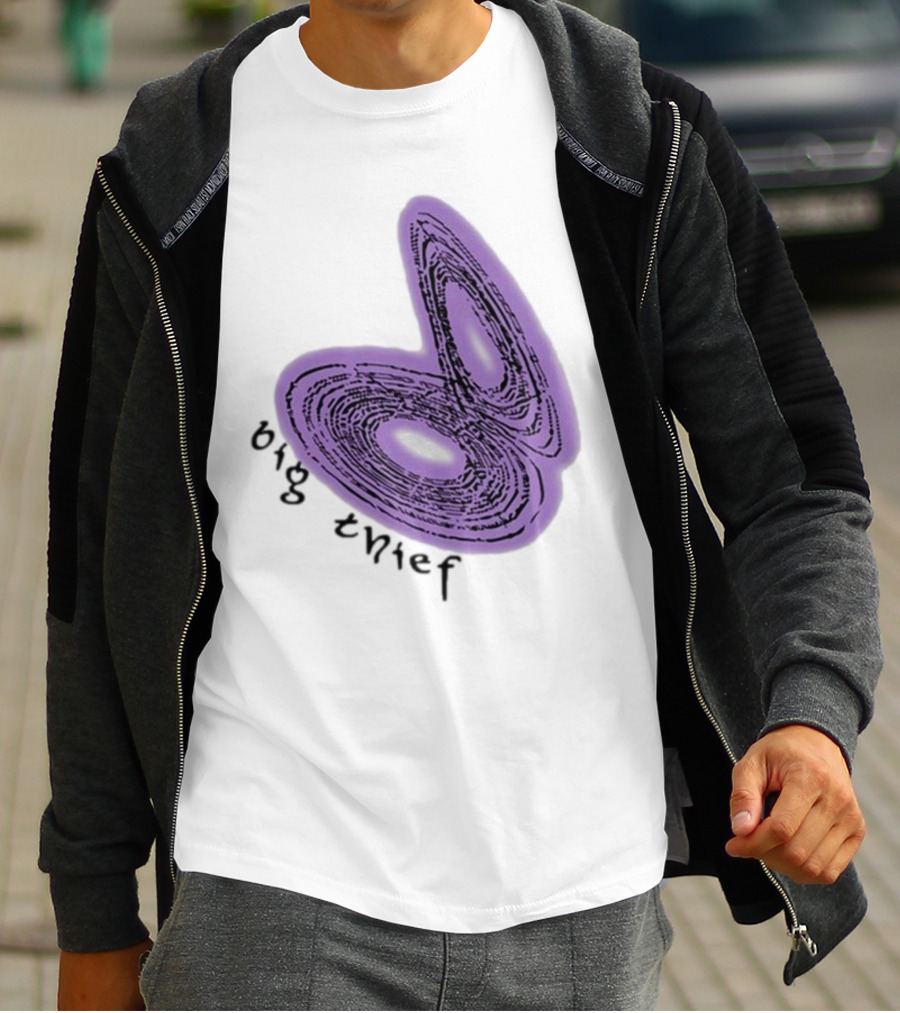 Big Thief Double Infinitee Purple Rings T-Shirt