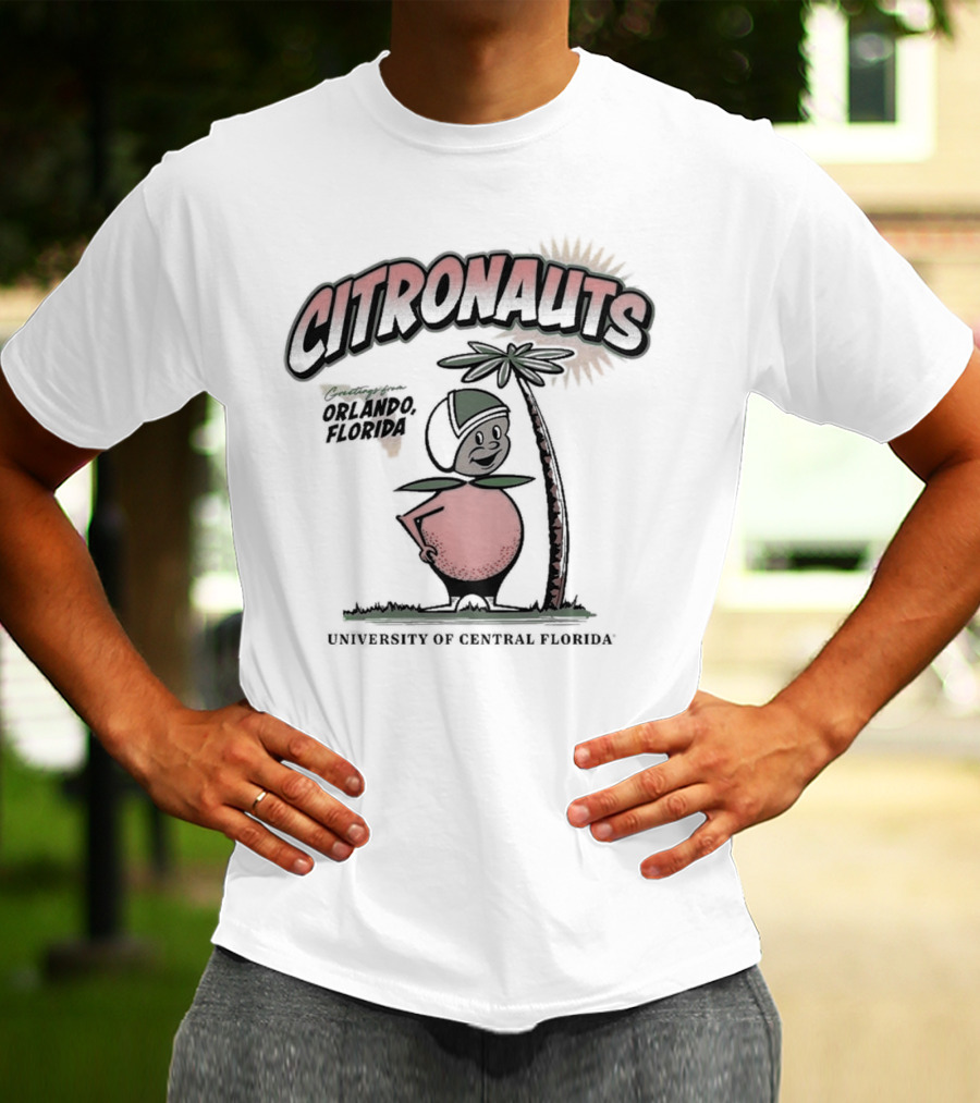 UCF FTU Citronauts University Of Central Florida Orlando Florida Vintage Heavyweight T-Shirt