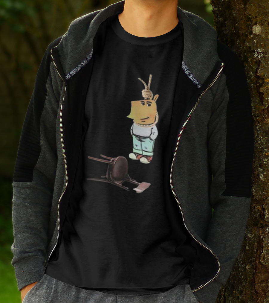 Rami I'm Just A Chill Guy Cartoon Character With Headphone T-Shirt