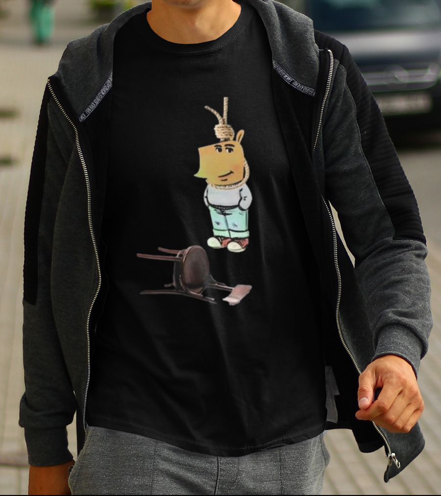 Rami I'm Just A Chill Guy Cartoon Character With Headphone T-Shirt