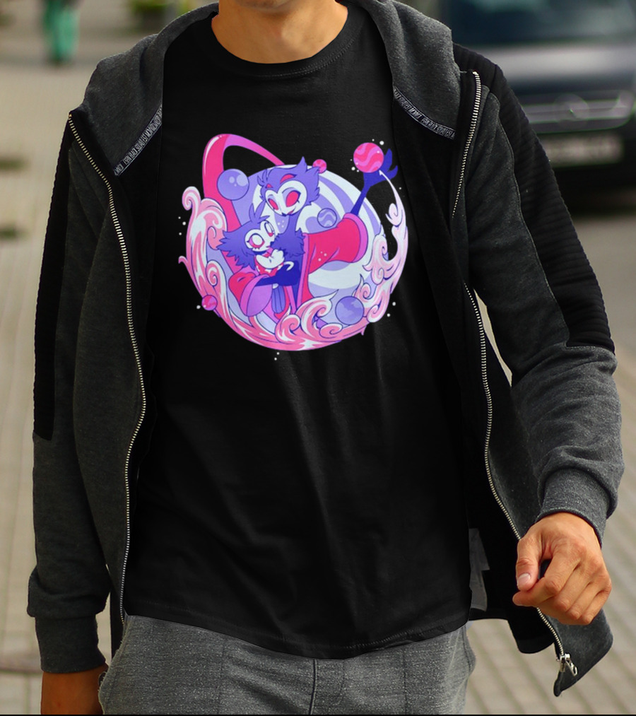 Stolas Owl Demon Cosmic Embrace Lullaby T-Shirt