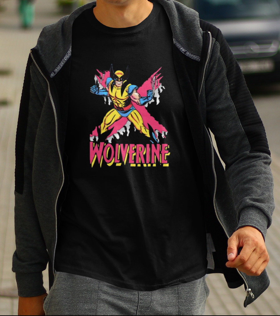 Wolverine X-Men Marvel Comics Retro Logan Character T-Shirt