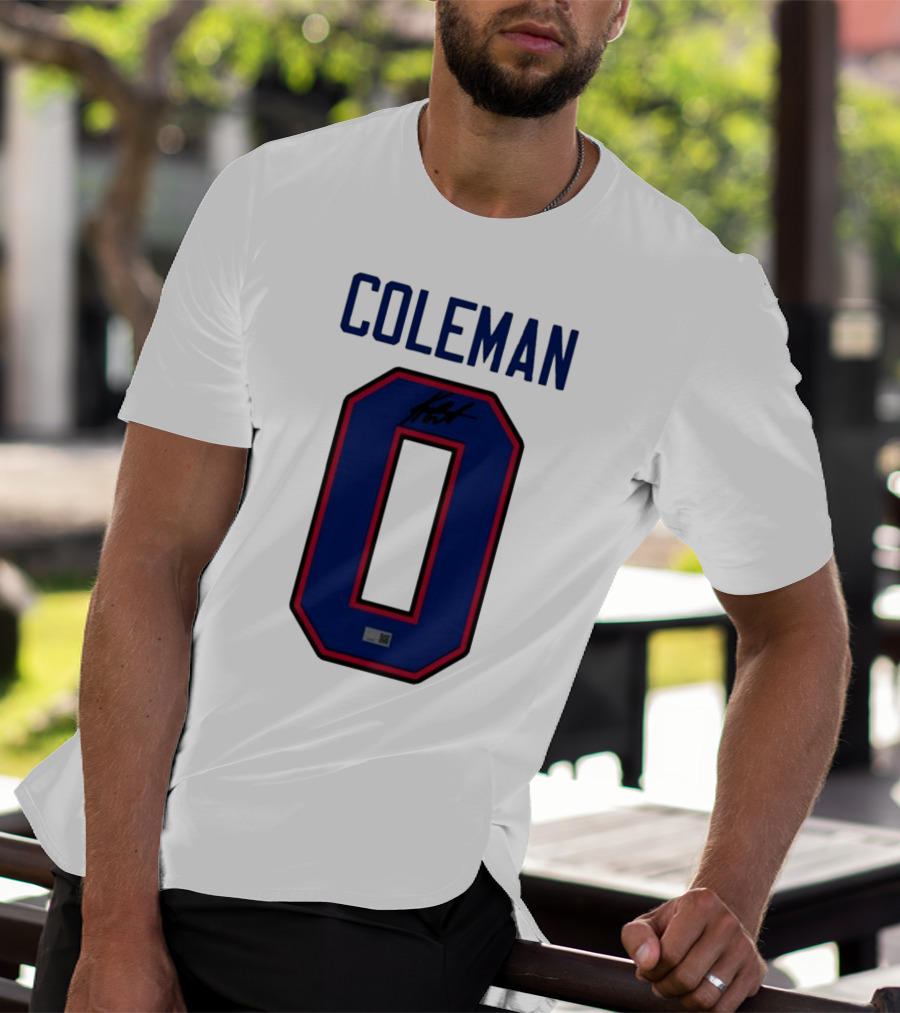 Coleman Signed Number 0 T-Shirt