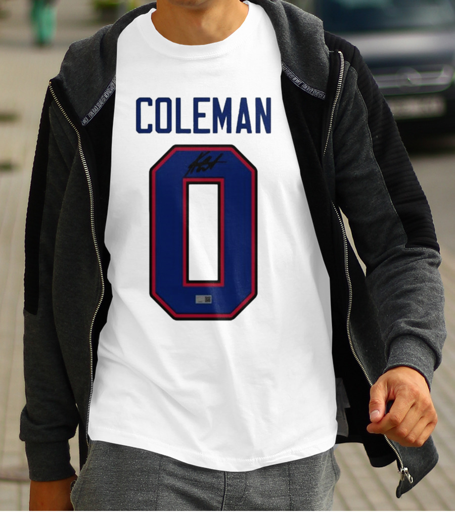 Coleman Signed Number 0 T-Shirt