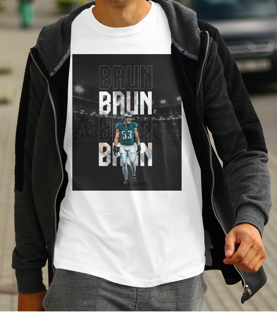 Baun Philadelphia Eagles QB Sack Go Birds Football Stadium T-Shirt