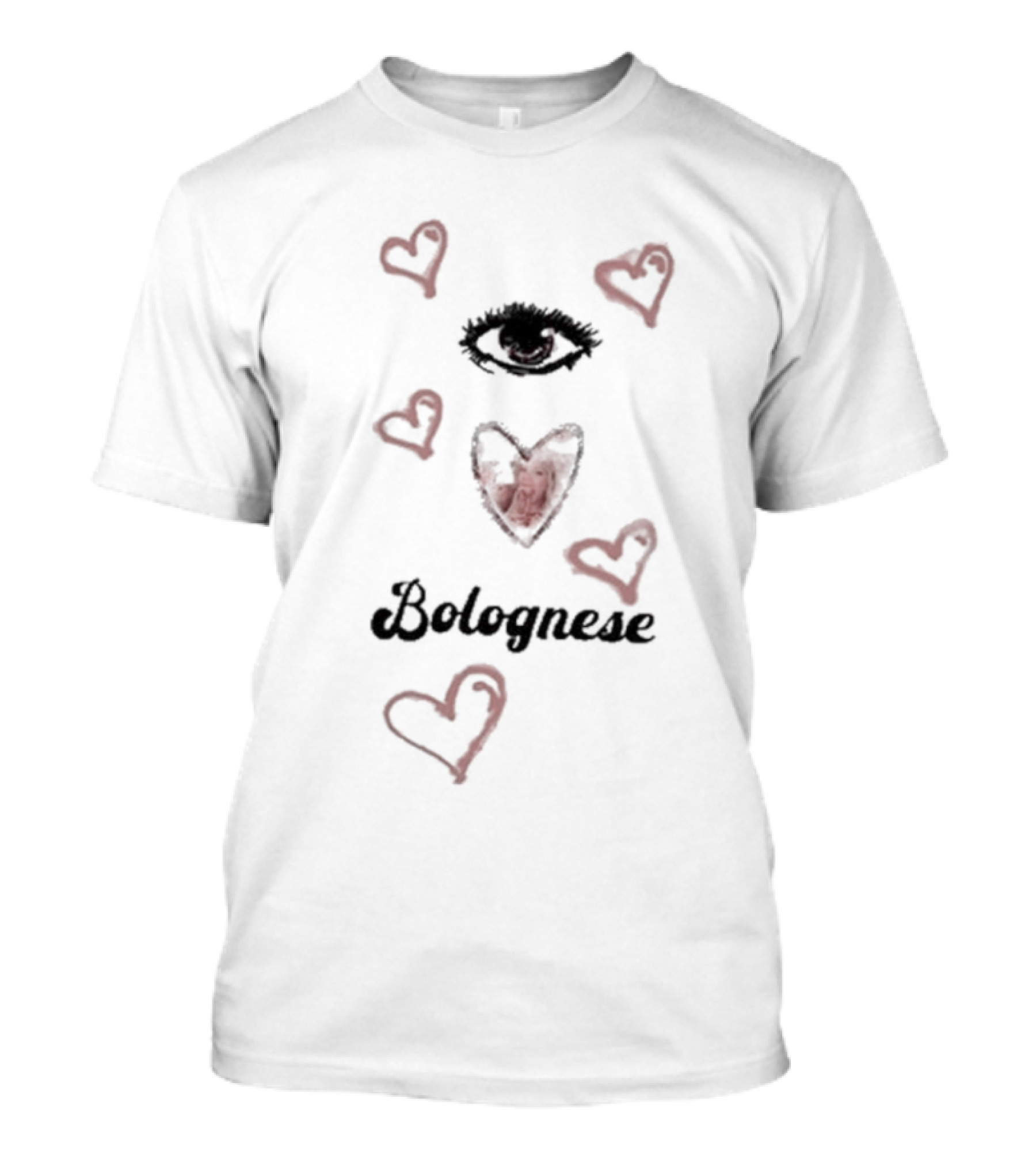 Trisha Paytas Hacmon Bolognese Heart Eye T-Shirt