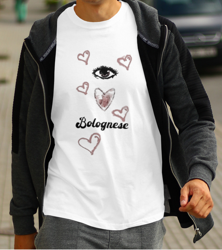 Trisha Paytas Hacmon Bolognese Heart Eye T-Shirt