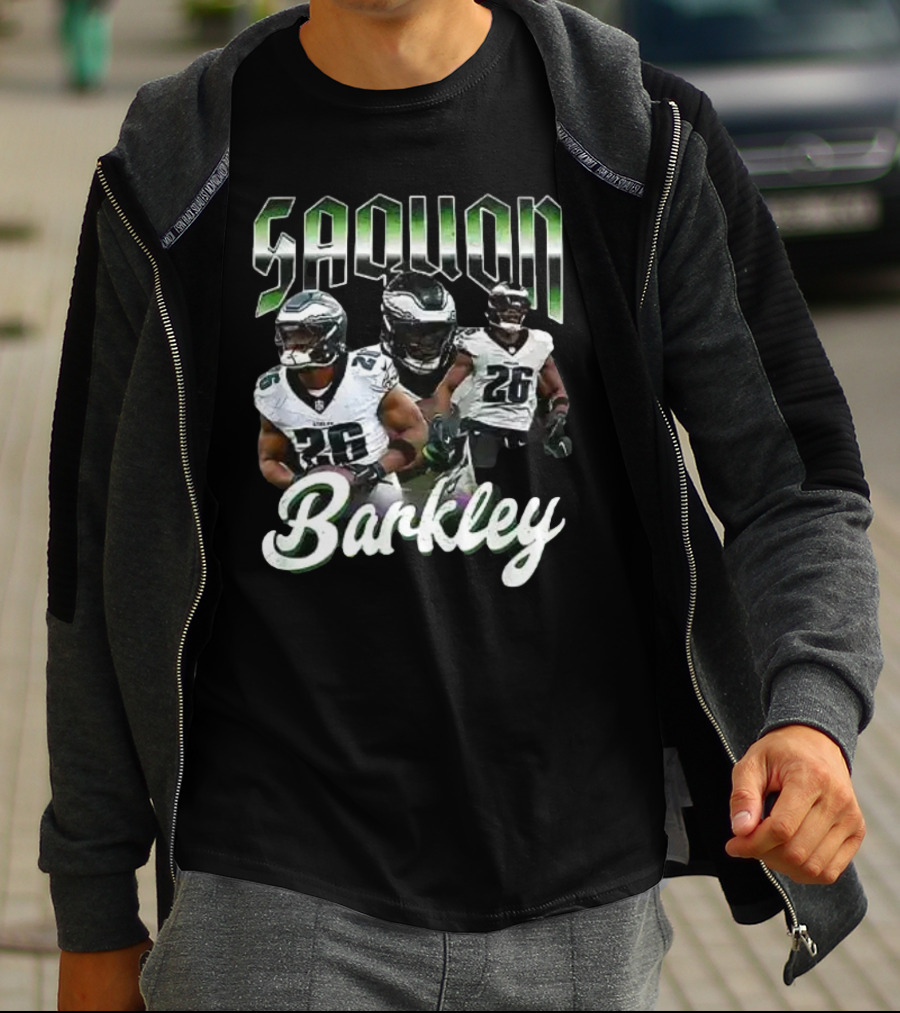 Philadelphia Eagles Saquon Barkley NFL Football T-Shirt