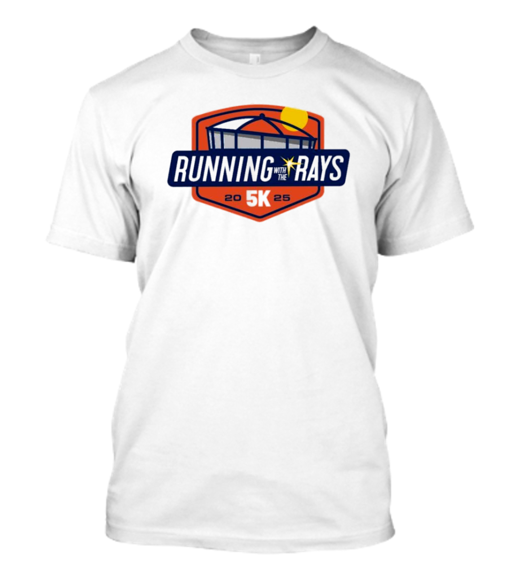 Running With The Rays 5K 2025 Tampa Bay Rays Stadium T-Shirt