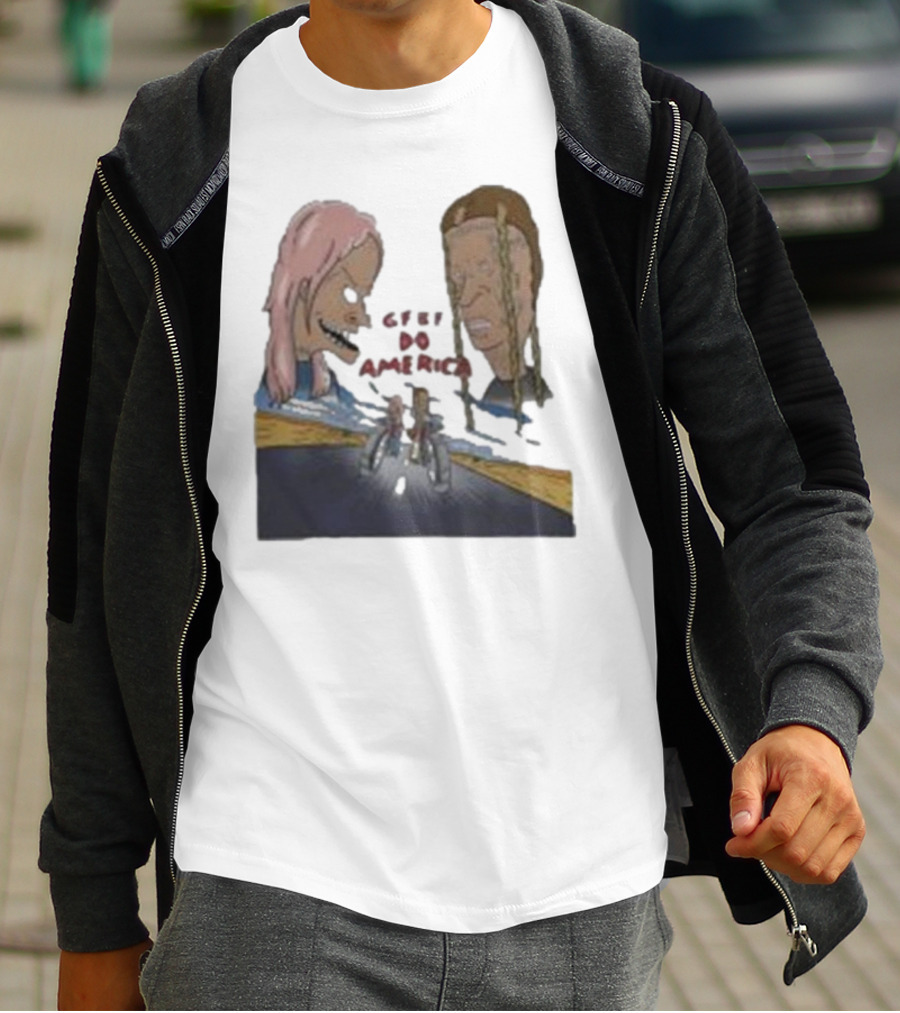Beavis And Butt-Head X GFBF Do America Racing Adventure T-Shirt