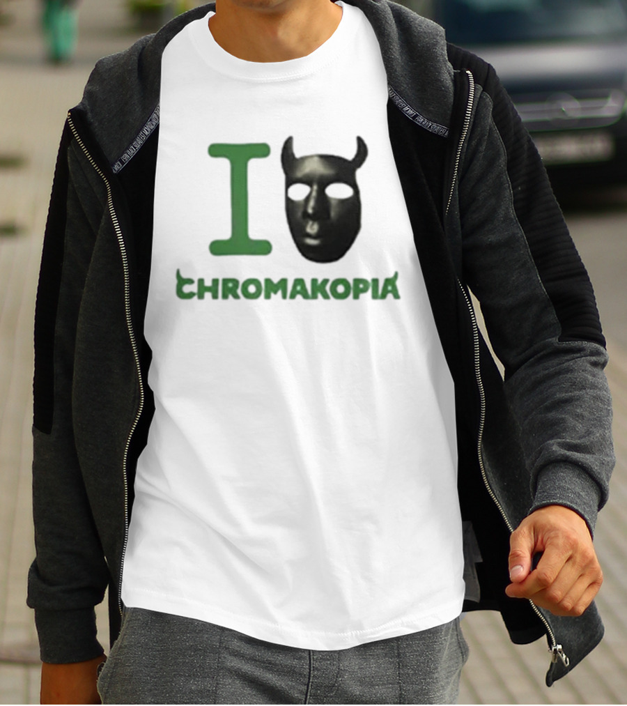 I Love Chromakopia Mask With Horns T-Shirt