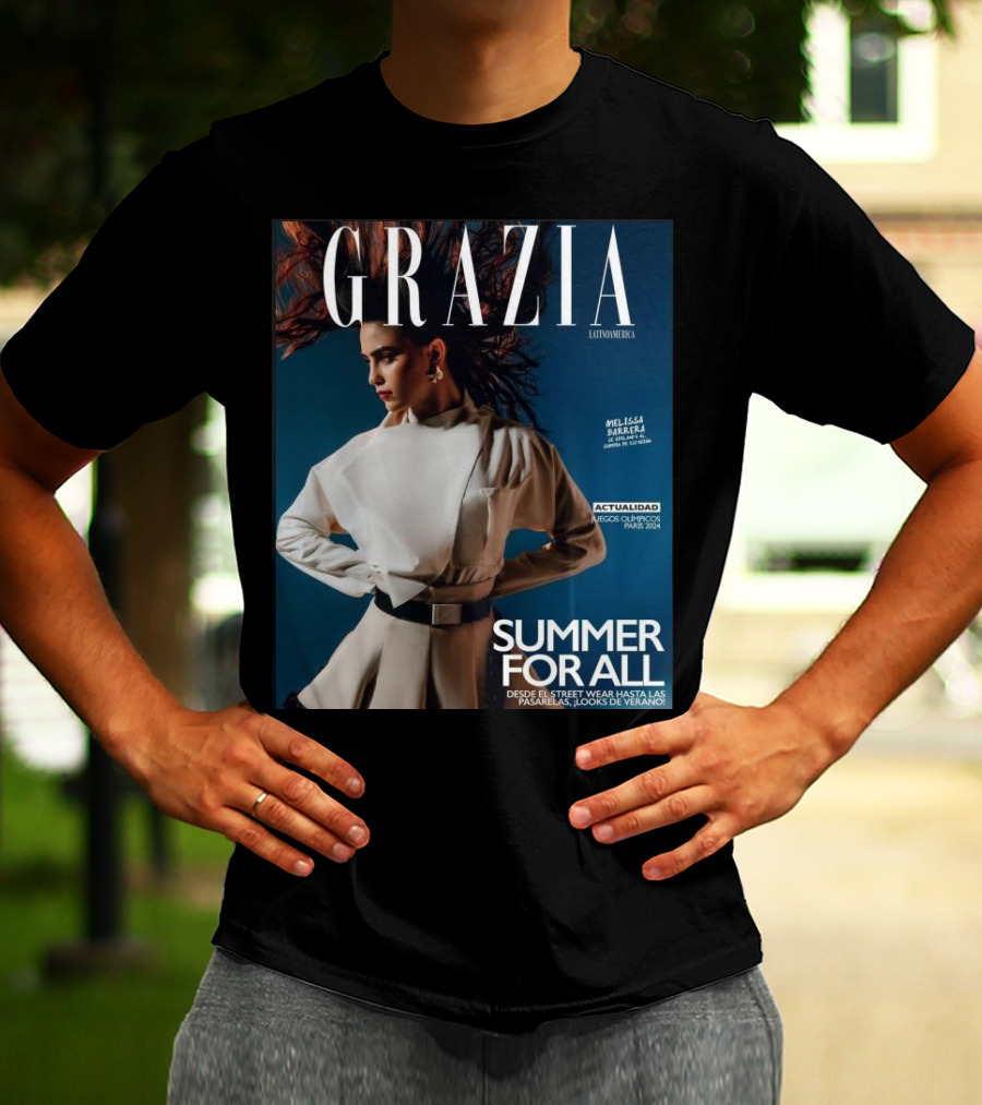Grazia Latinoamerica Summer For All Melissa Barrera Juegos Olimpicos Paris T-Shirt