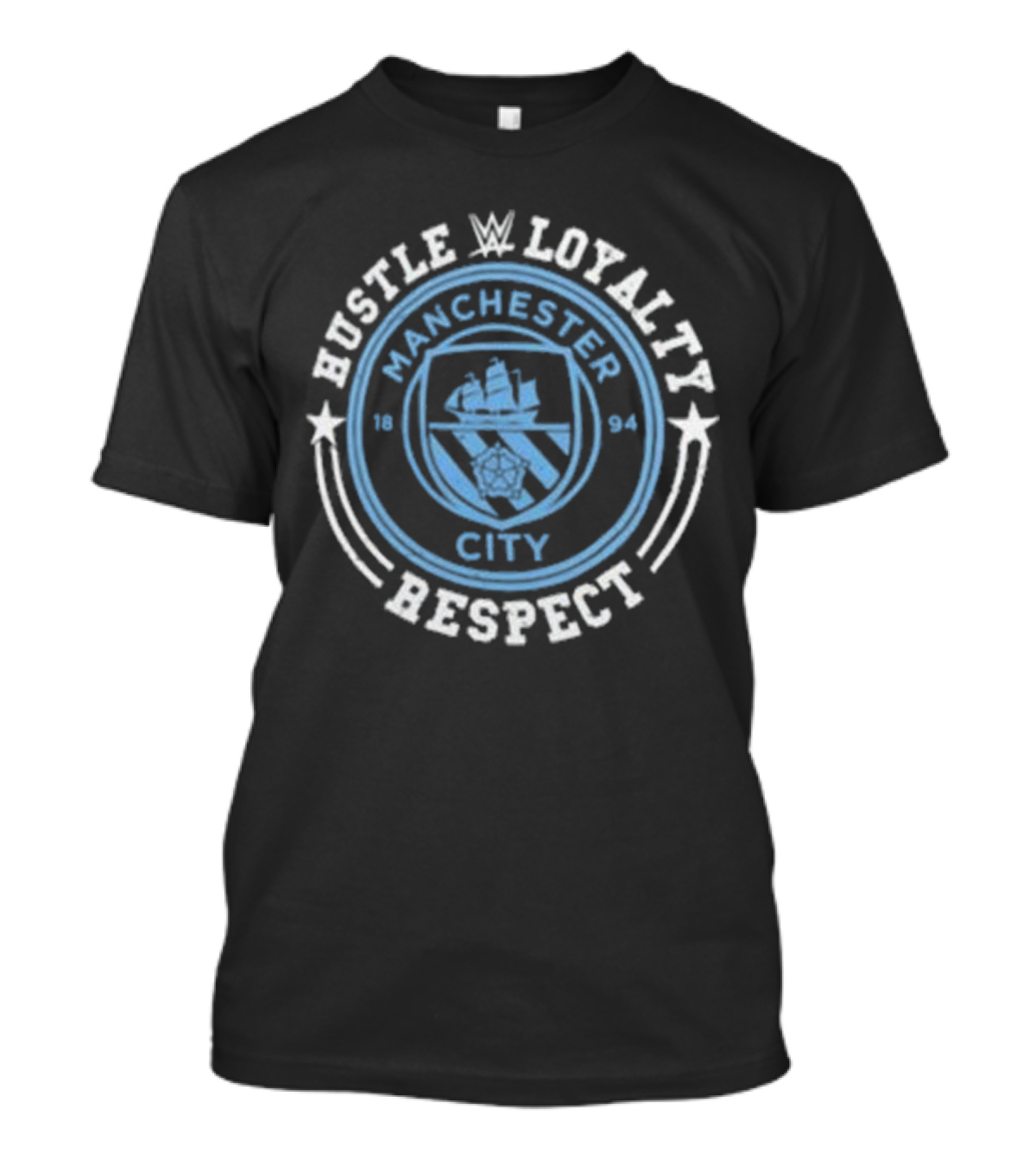 WWE John Cena Manchester City 1894 Hustle Loyalty Respect T-Shirt