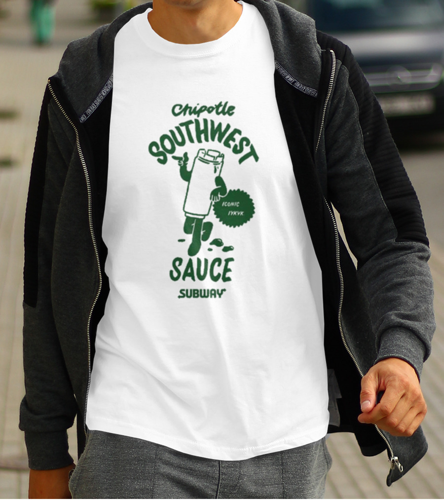 Chipotle Southwest Sauce Subway Iconic NYKVAK T-Shirt