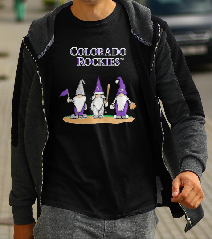 Colorado Rockies Infant Gnomes Baseball T-Shirt