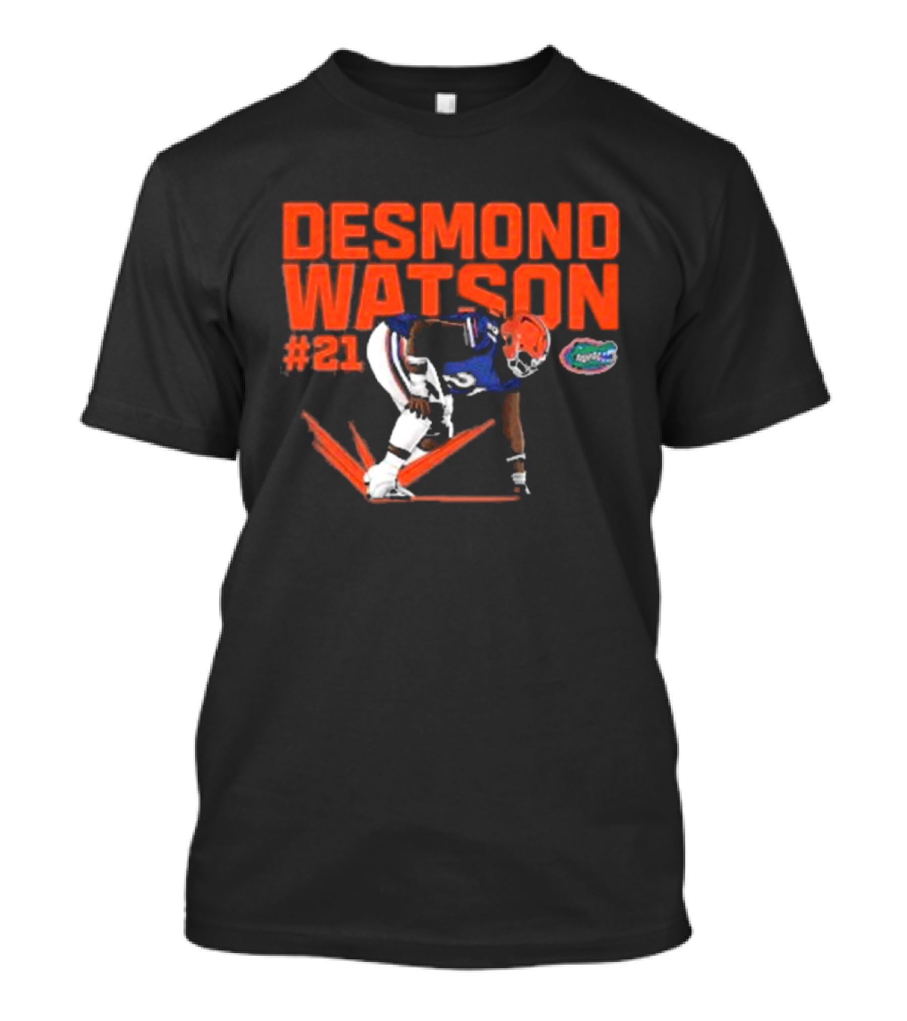 Desmond Watson #21 Florida Gators NCAA Football Caricature T-Shirt