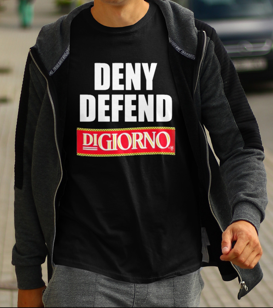 Methsyndicate Deny Defend DiGiorno Pizza T-Shirt