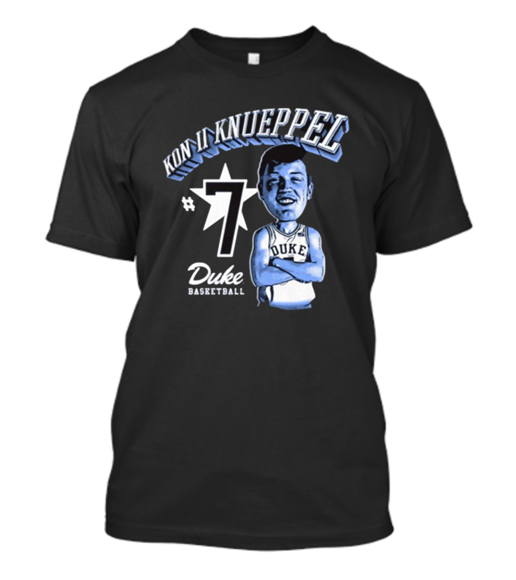 Kn II Knueppel #7 Duke Basketball Cartoon T-Shirt