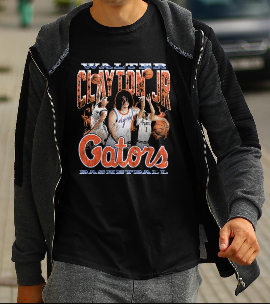 Walter Clayton Jr Florida Gators Basketball 90s T-Shirt