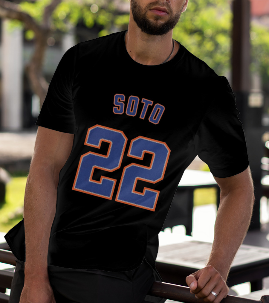 Juan Soto 22 New York Mets MLB Baseball 2025 T-Shirt