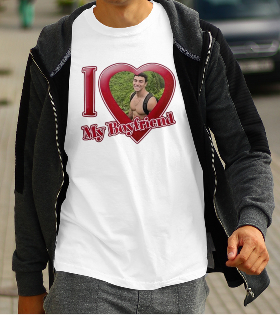 Luigi Mangione I Heart My Boyfriend T-Shirt