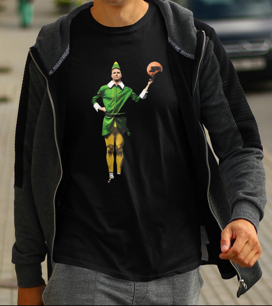 Caleb Furst Elf Purdue Boilermakers Basketball T-Shirt