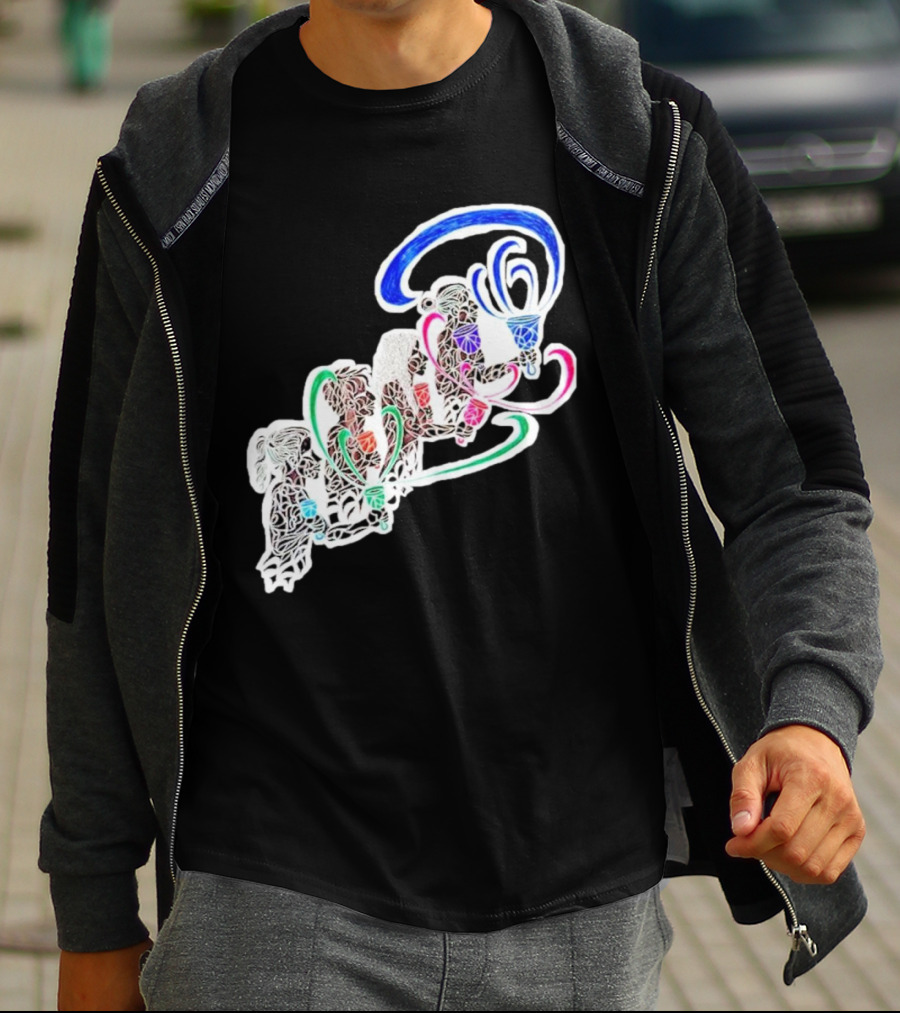 A Joyful Noise Bell Ringers Whimsical Line T-Shirt