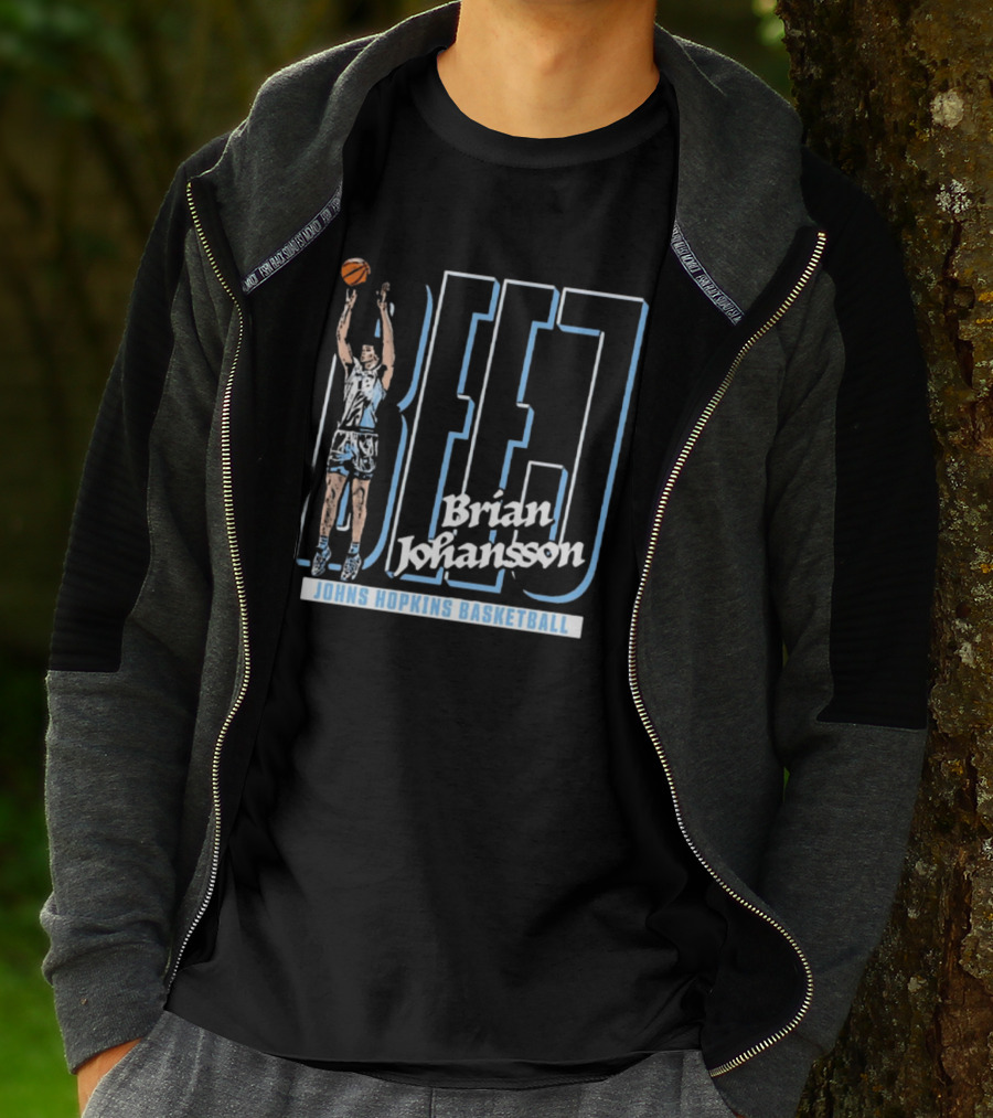 Brian Johansson BEJJ Johns Hopkins Basketball T-Shirt