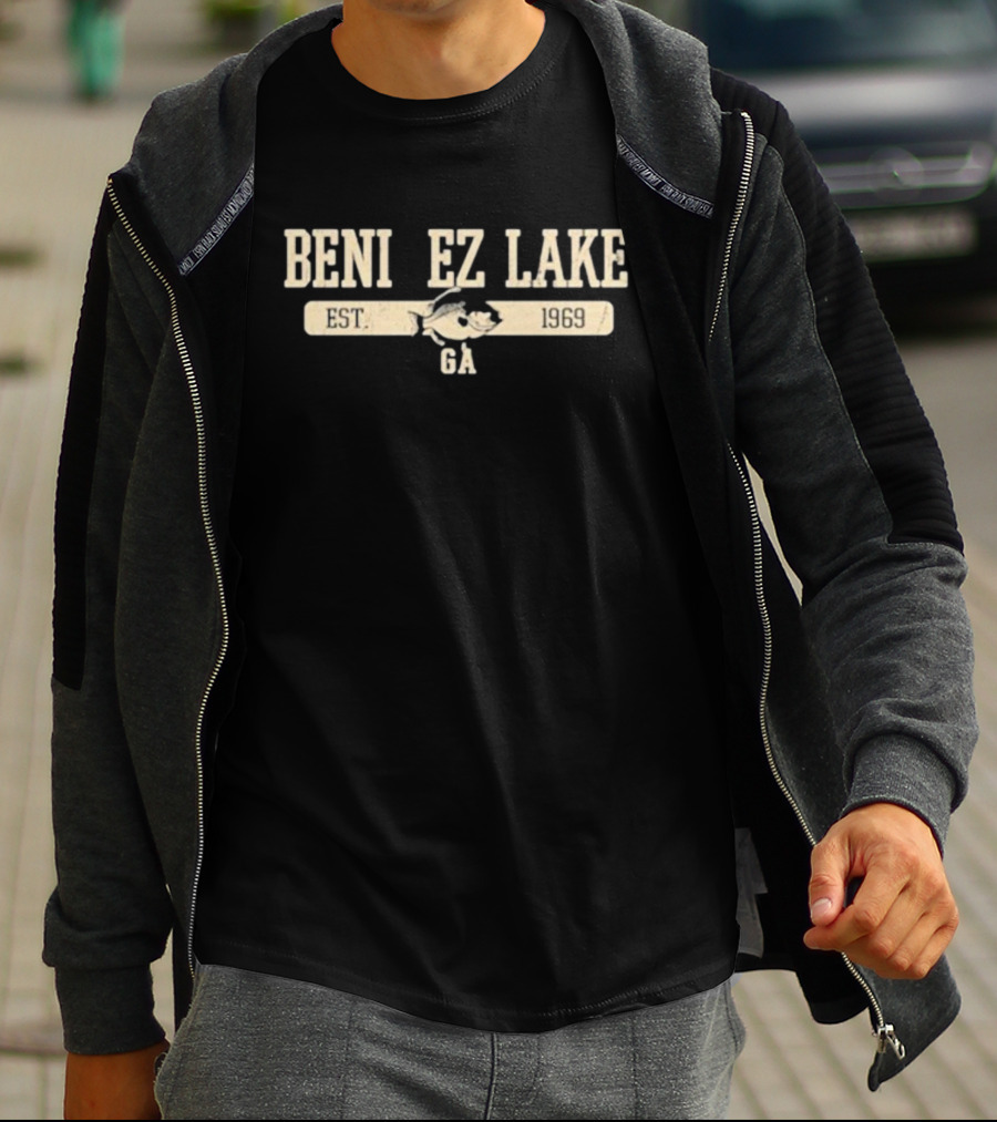 Baylen Levine Benitez Lake GA Est 1969 Navy T-Shirt
