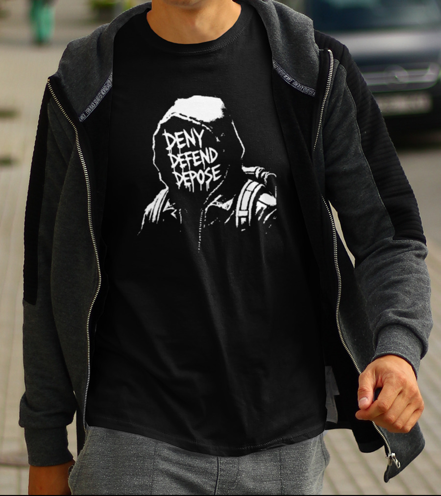 Radiant Stylee Luigi Mangione Deny Defend Depose T-Shirt