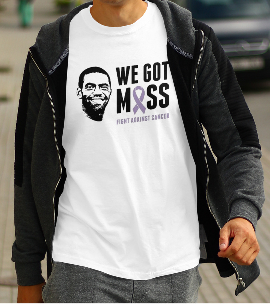 We Got Moss Fight Against Cancer Randy Moss Cancer Awareness Purple T-Shirt