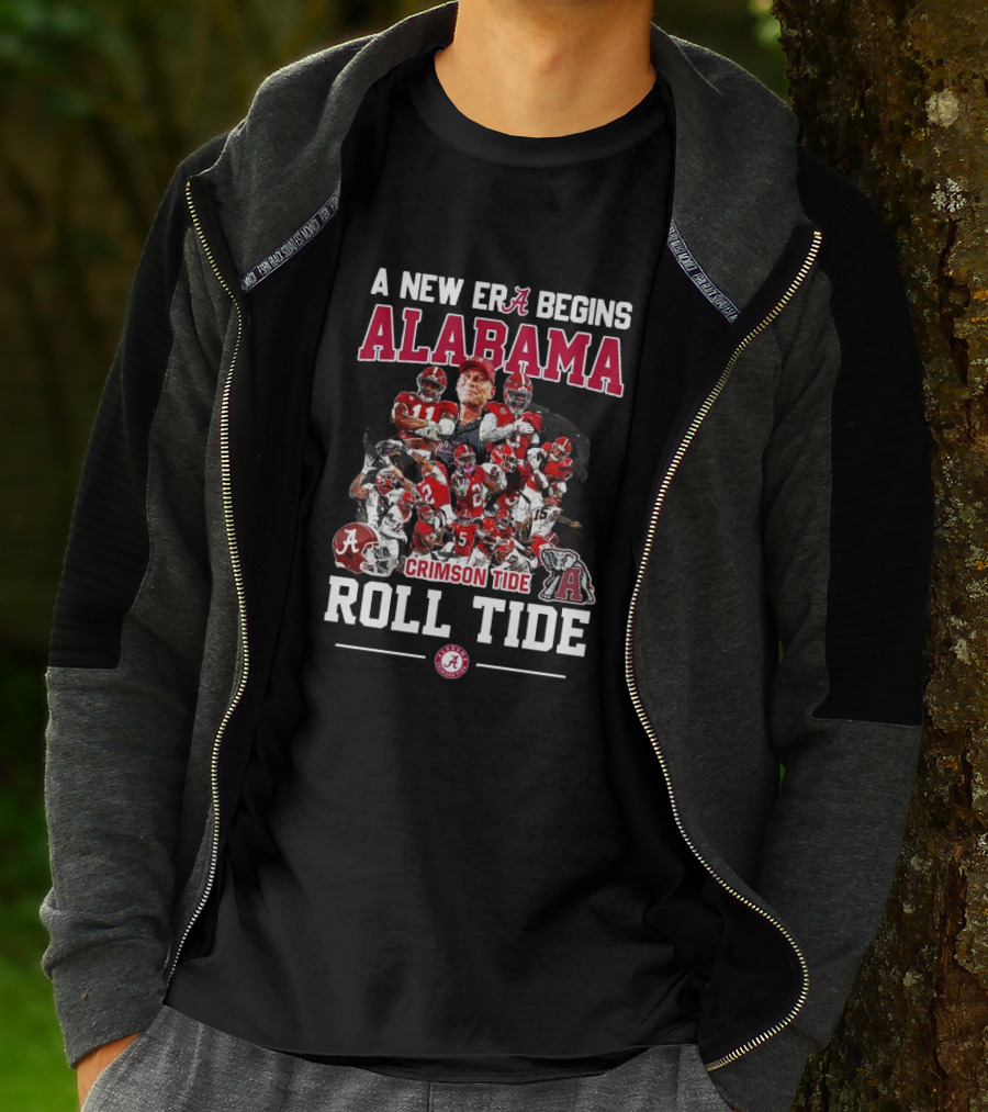 Alabama Crimson Tide A New Era Begins Roll Tide All Players T-Shirt