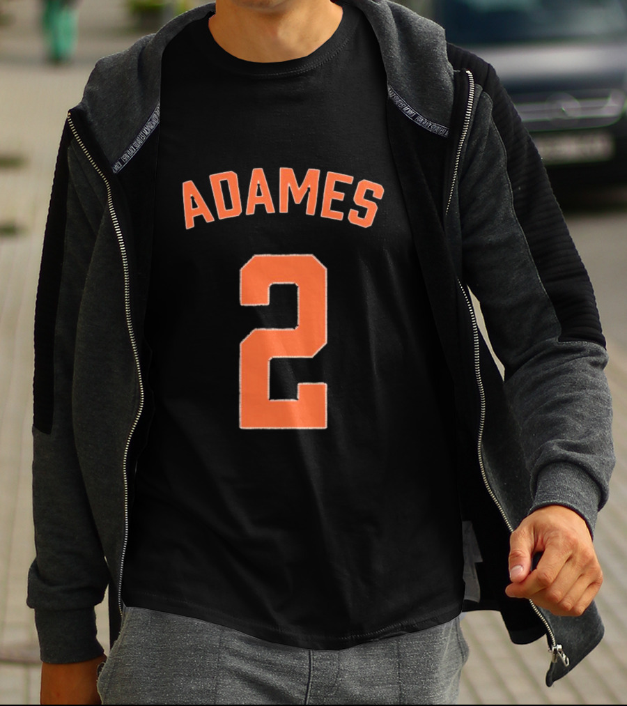 Adames Number 2 San Francisco Giants MLB Baseball 2025 T-Shirt