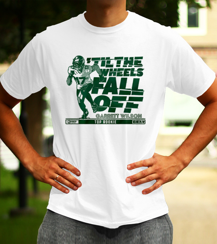 ‘Til The Wheels Fall Off Garrett Wilson Top Rookie New York Jets NFL T-Shirt