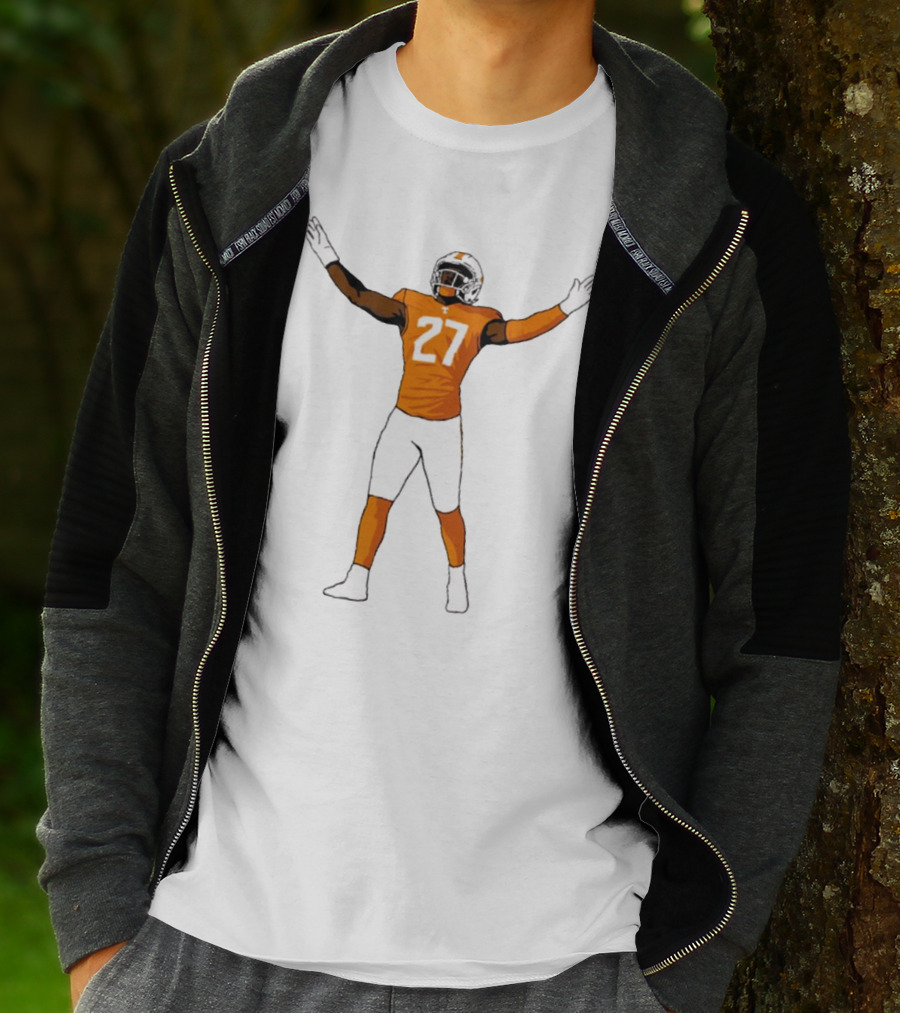 James Pearce Jr #27 Tennessee Volunteers Football Player T-Shirt