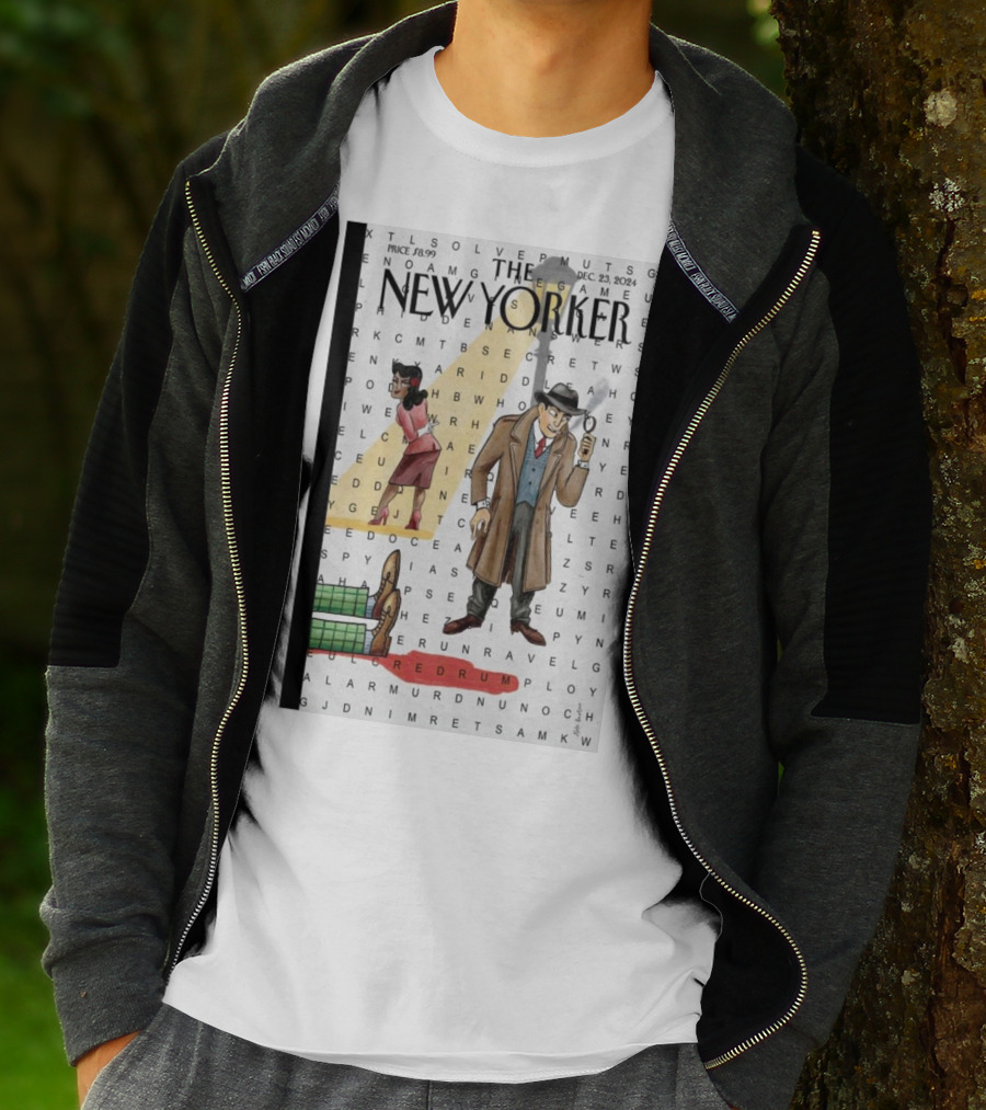 The New Yorker Kate Beaton Murder Mystery Redrum Dec 23 T-Shirt