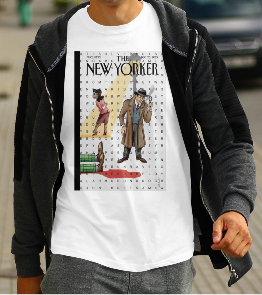 The New Yorker Kate Beaton Murder Mystery Redrum Dec 23 T-Shirt