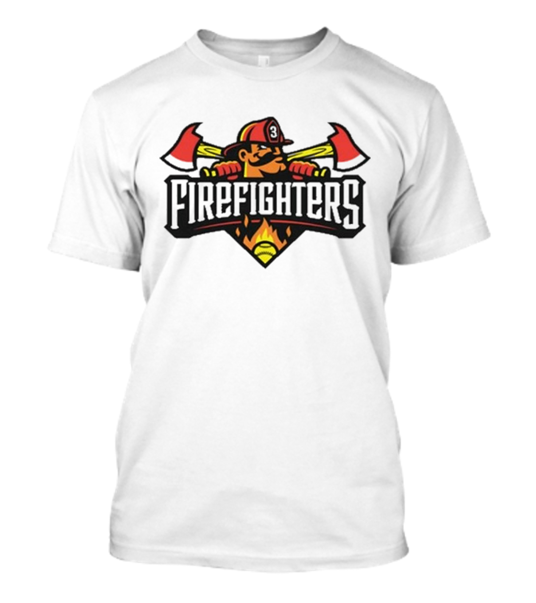 The Savannah Bananas Firefighters Logo Baseball Holiday Tailgaters New T-Shirt