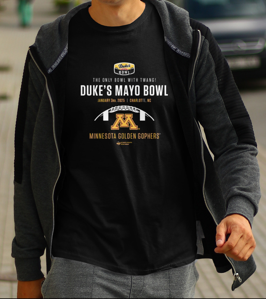 Duke's Mayo Bowl Minnesota Golden Gophers January 3rd 2025 Charlotte NC T-Shirt