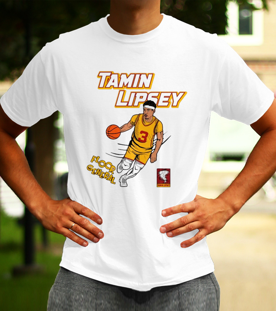 Tamin Lipsey Floor General Comic Book Superhero Iowa State Cyclones T-Shirt